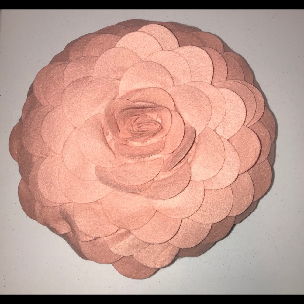 Fennco Styles Decorative Flower Pillow 16in